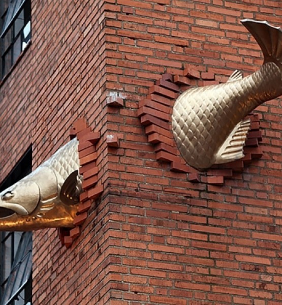 Somon Balığı Heykeli, Portland, Oregon, ABD